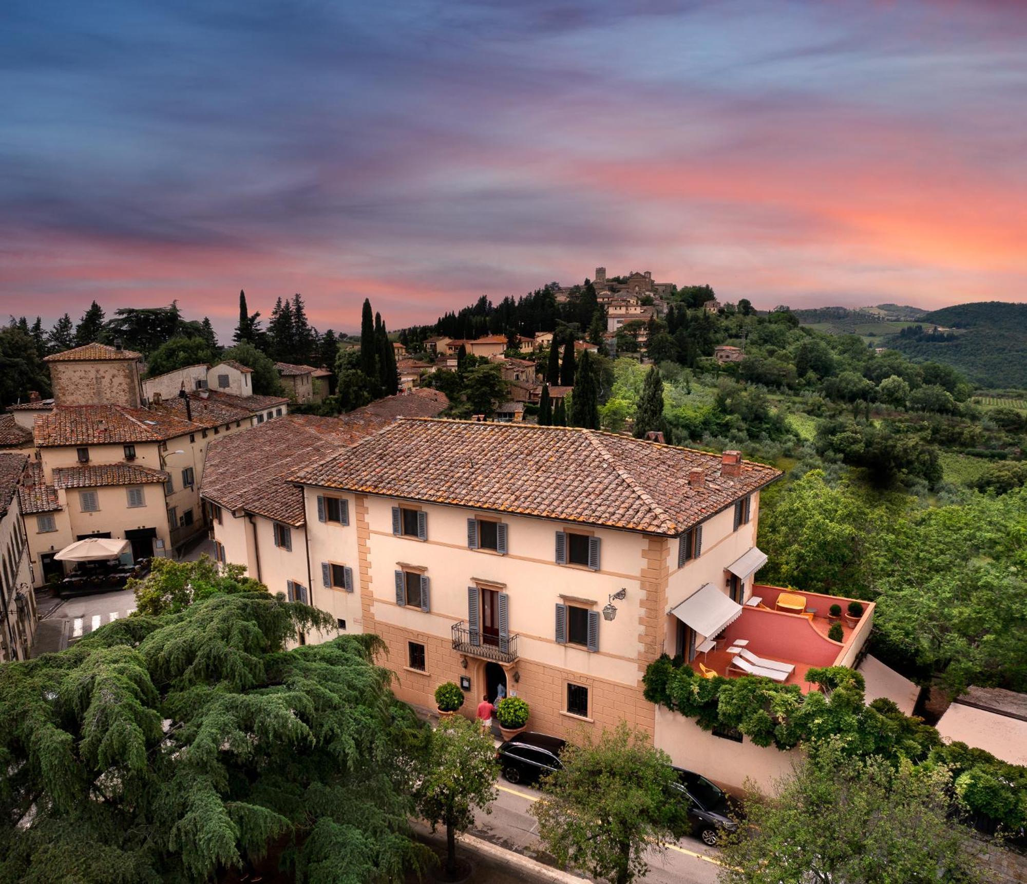 La Pensione Di Vignamaggio Panzano in Chianti Kültér fotó